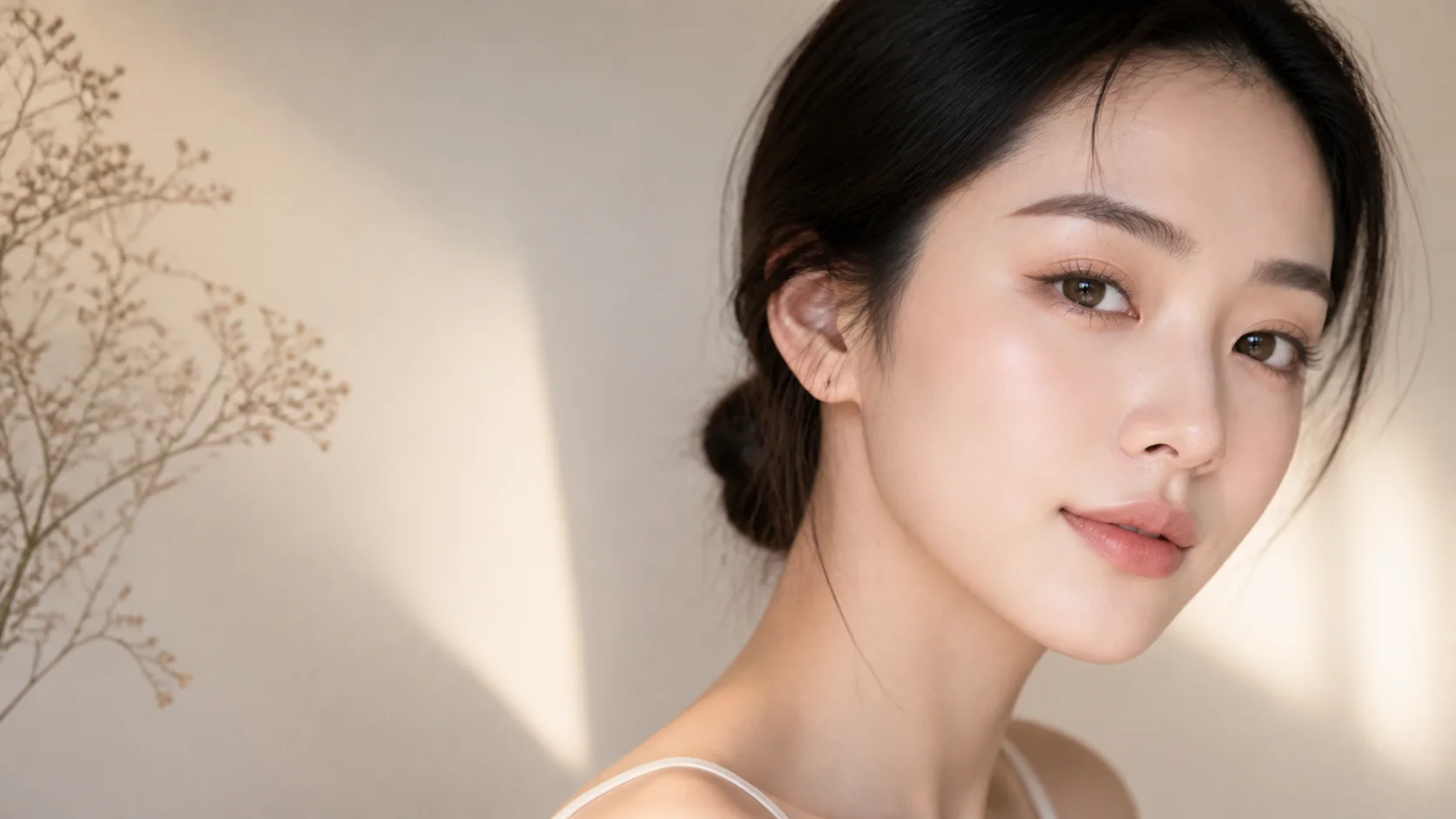 眉形与面部整体比例的观察